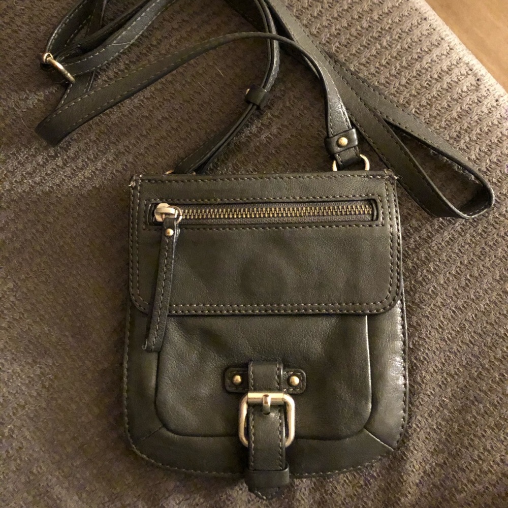 Banana Republic Genuine Leather Crossbody Bag